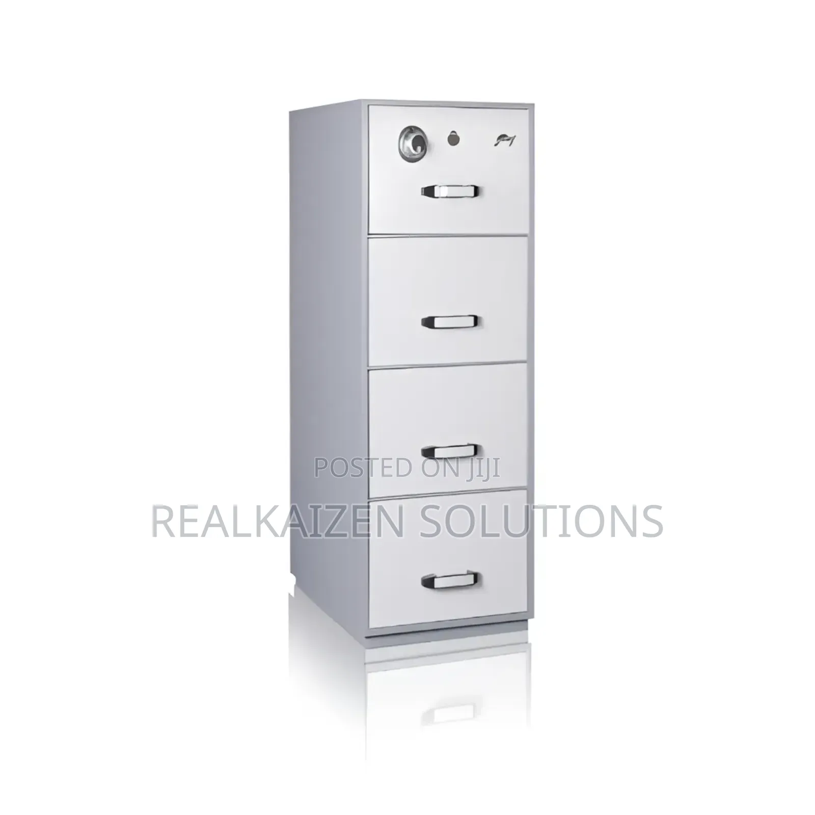 Godrej 4 Drawer Fireproof Filling Cabinet Safe Vault 440kg