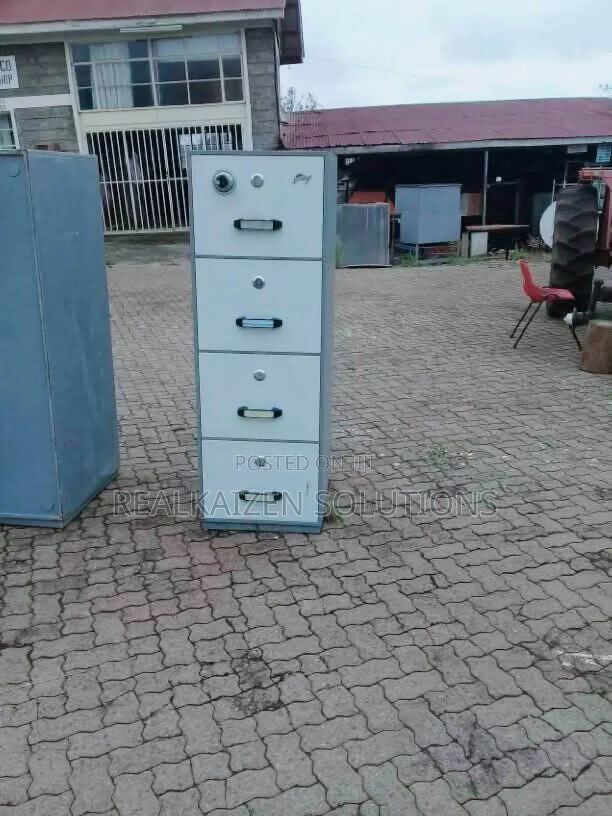 Godrej 4 Drawer Fireproof Filling Cabinet Safe Vault 440kg