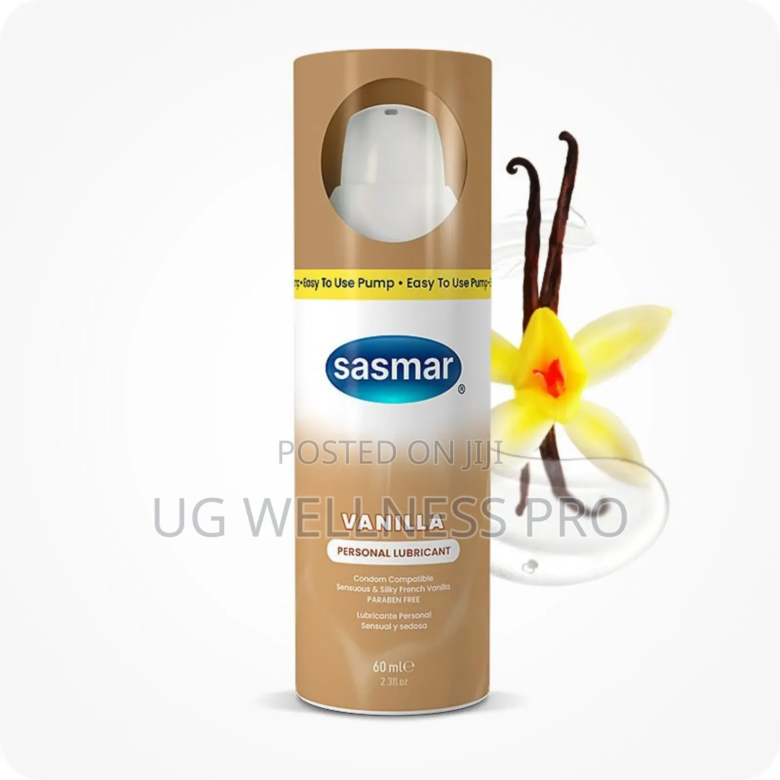 Personal Lubricant Vanilla Flavour 60mls