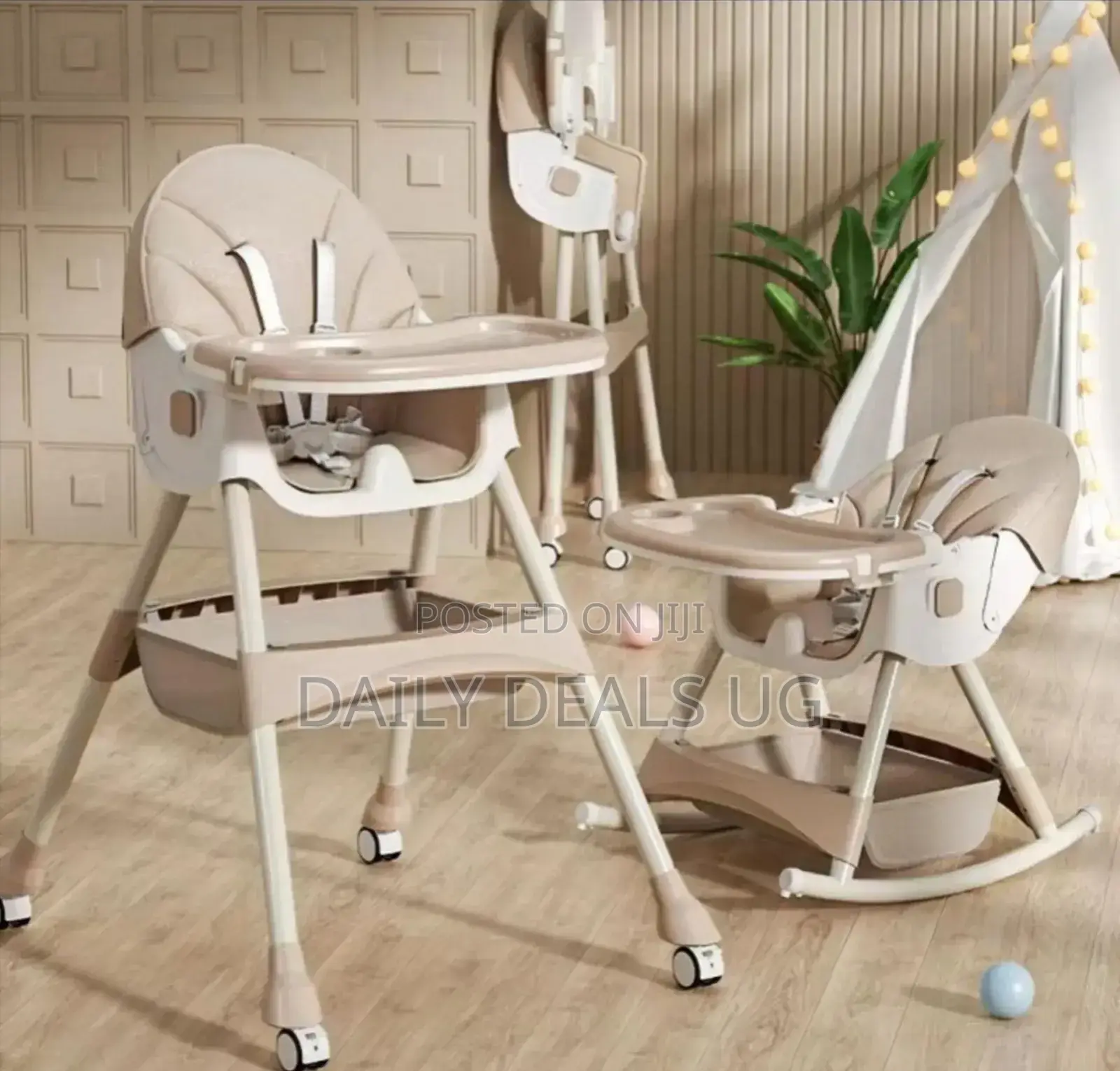 Foldable 3 In 1 Feeding Chair