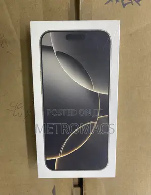 New Apple iPhone 16 Pro Max 256 GB Silver