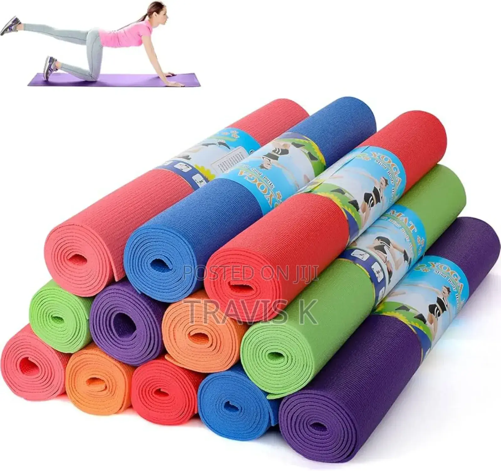 Yoga Mat Exercise Mat Gym Workout Mat