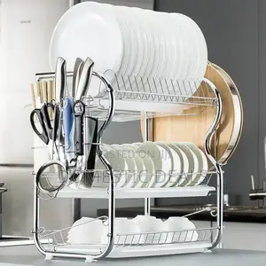 3 Tier Stainless Steel Dish Rack