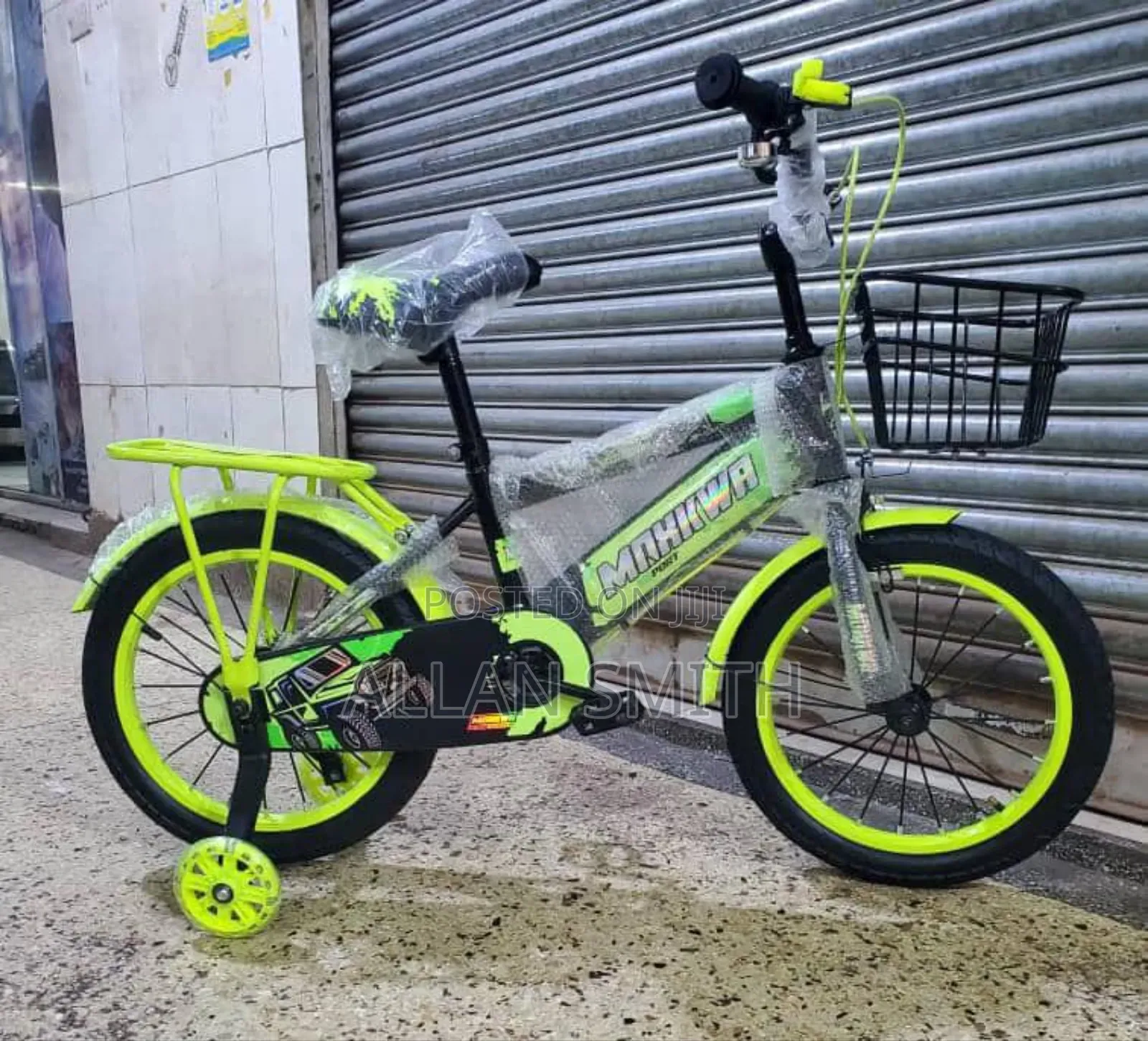 Kids Light Green Bicycle