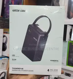 Greenlion 80000msg Fast Charging Powerbank