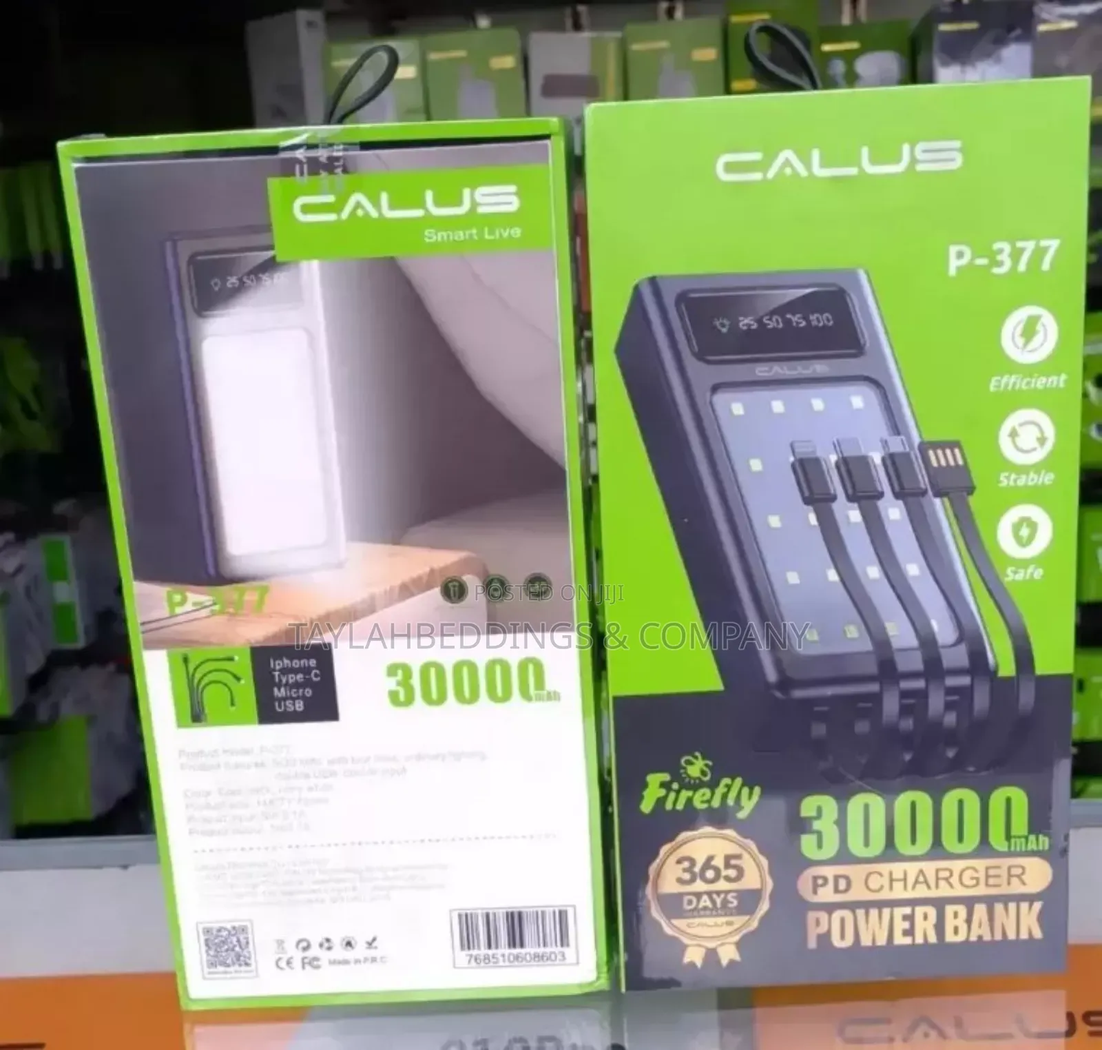 Calus Power Bank 30000 Mah Super Fast Charge