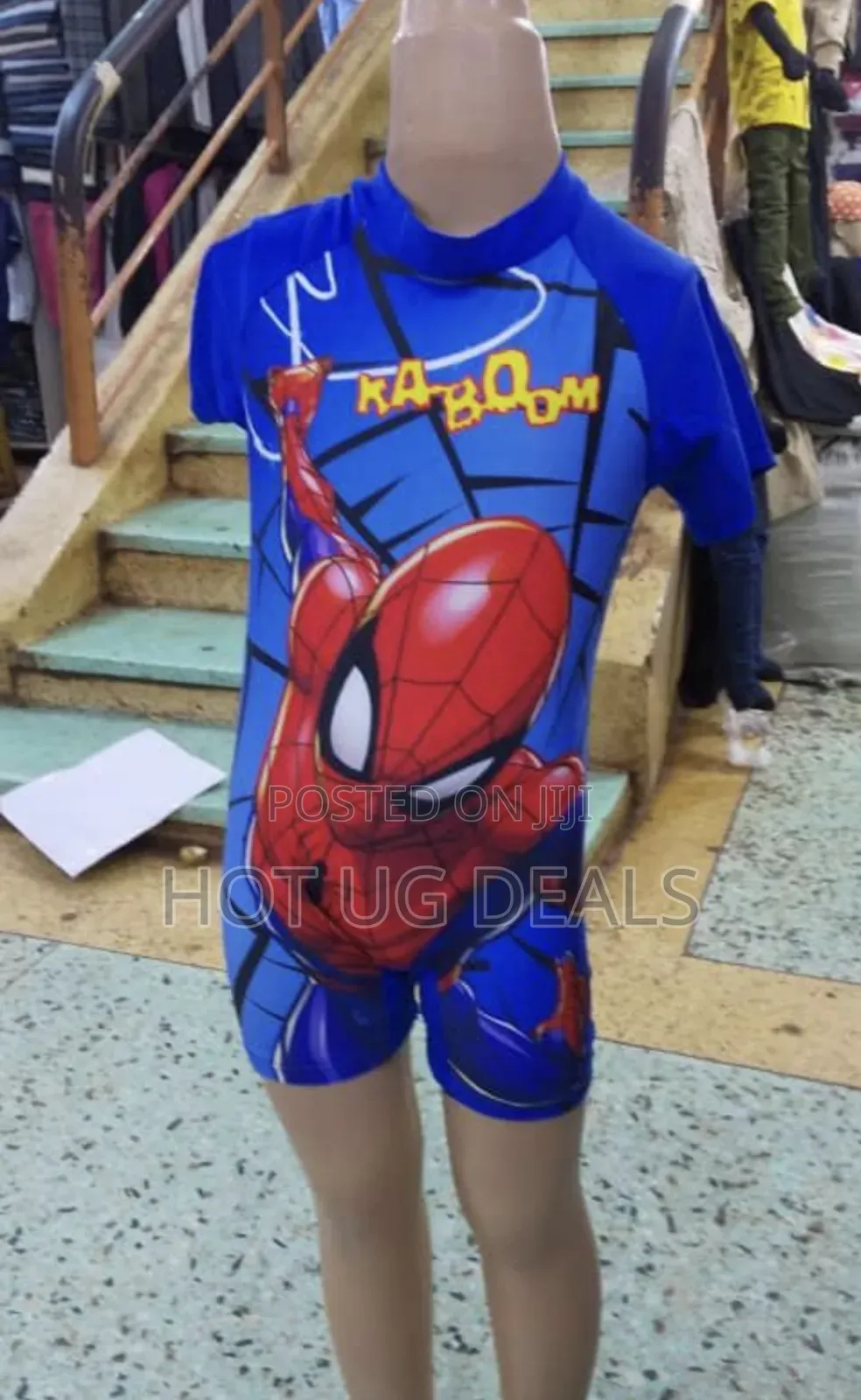 Kid's Swimming Costume Wear(4 - 8 Yrs) - Blue Designs Vary