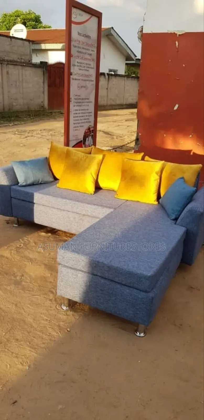 Simple Mini L-Shape Sofa Call Us On