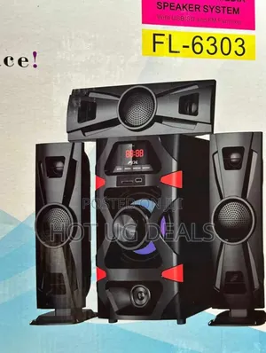 3in1 Fol Multimedia Bluetooth Woofer, Fm Radio - Black