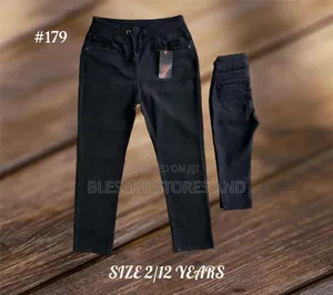 Girls Fancy Jean Trousers