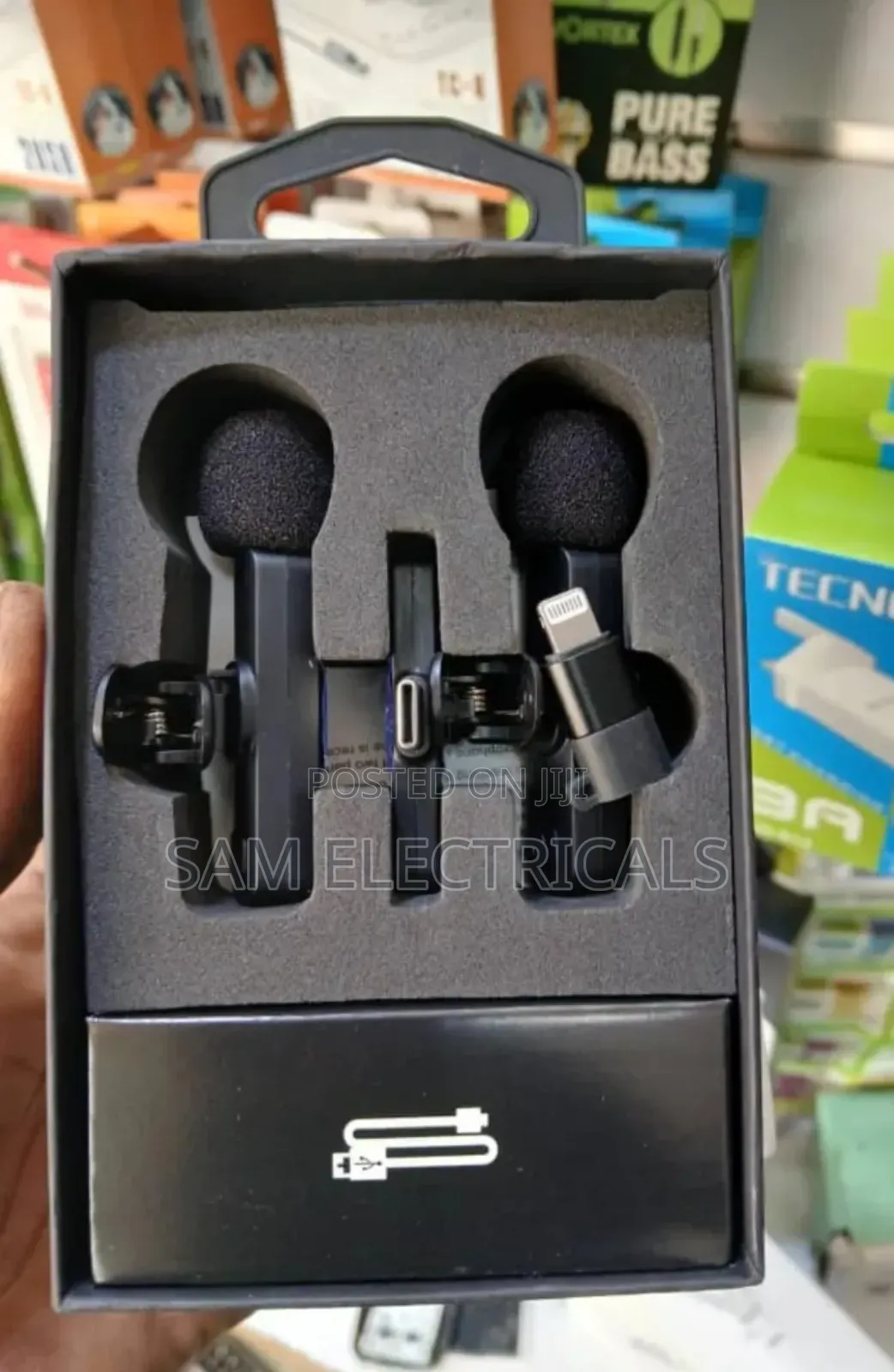 iPhone and Type C Wireless Microphone ( Double Phone Mic