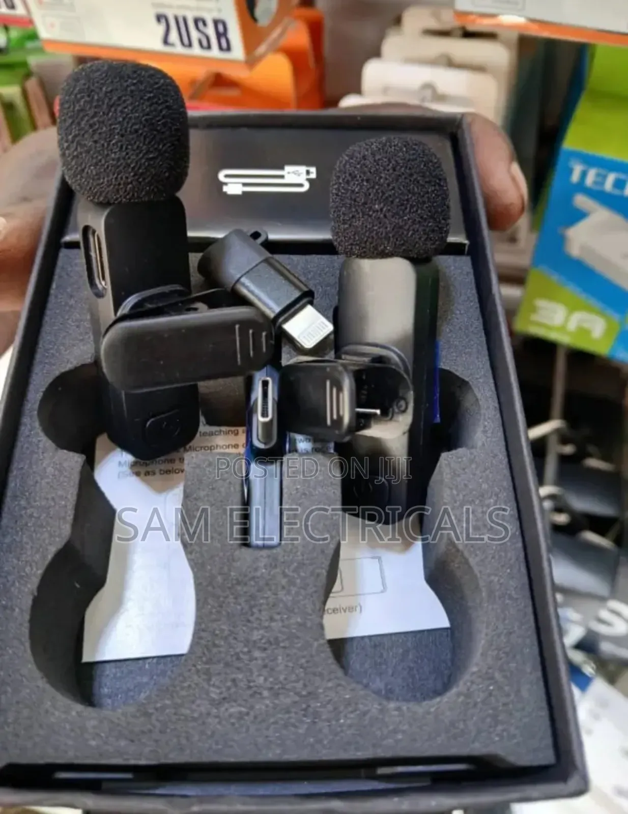 iPhone and Type C Wireless Microphone ( Double Phone Mic
