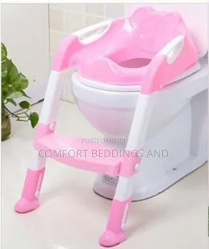 Toilet Trainer Ladder Pink