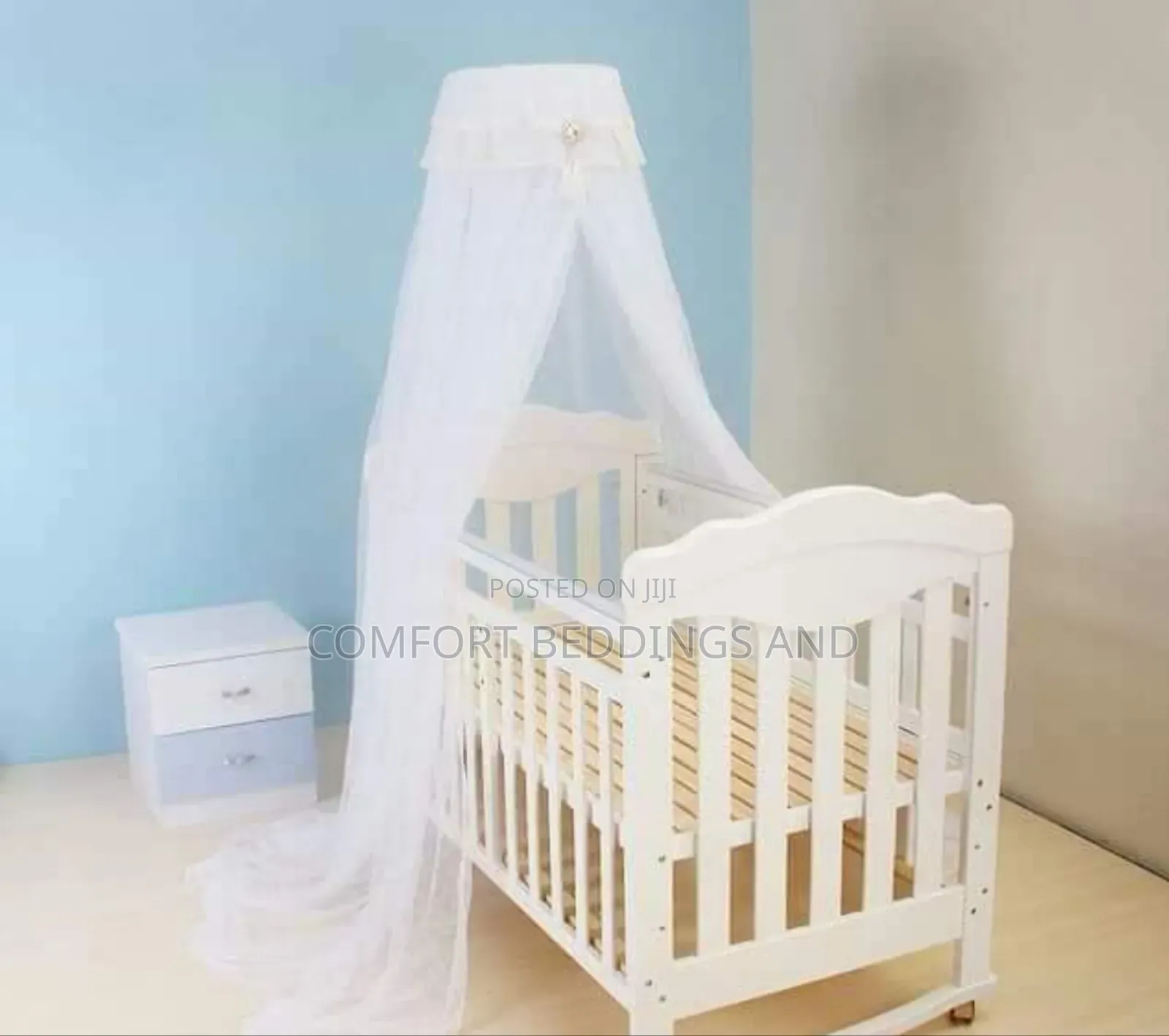 Baby Cot Mosquito Net White