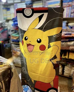 Kid's Cotton Character Towel - Character Prints Colour Vary