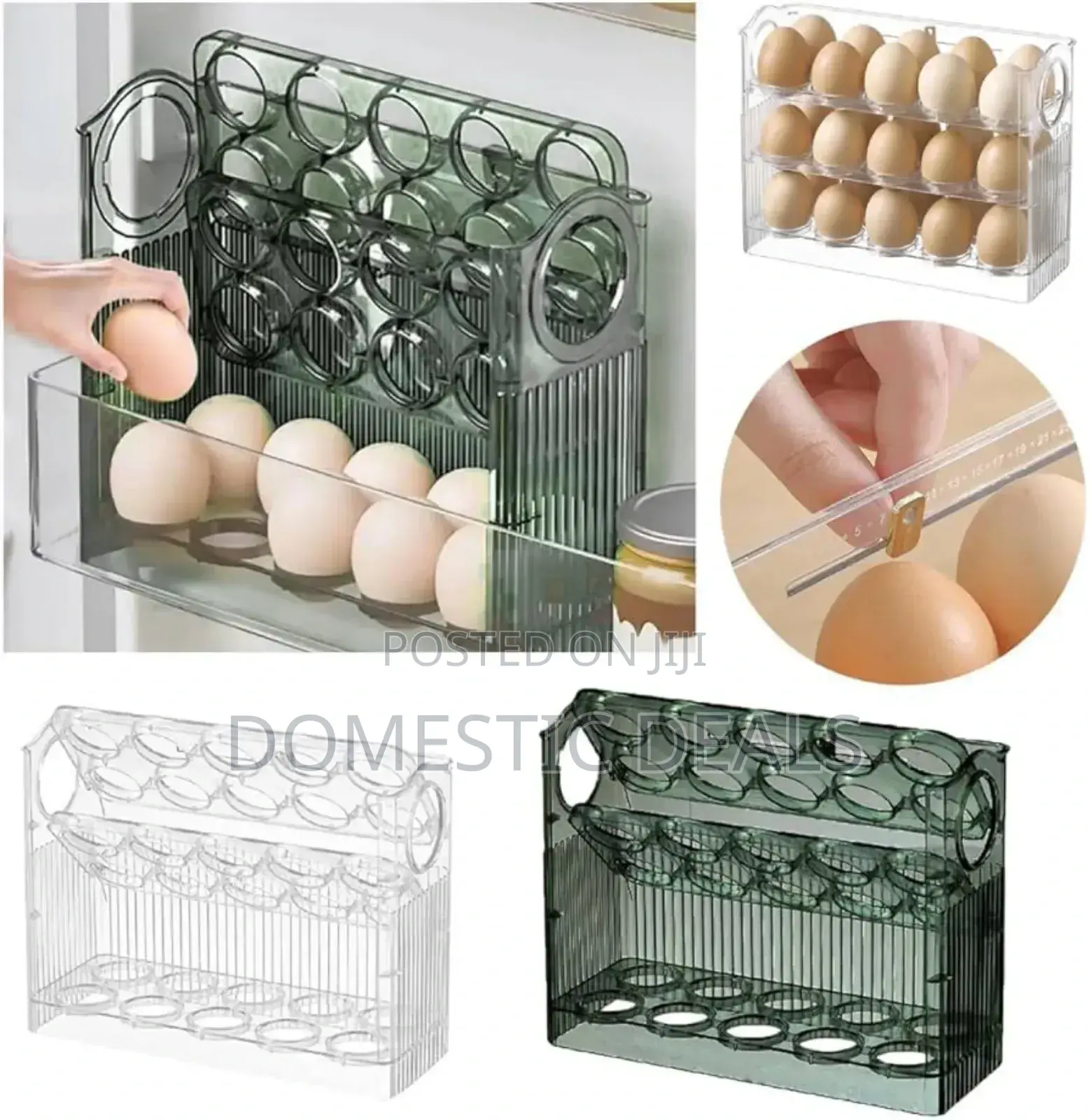 Refrigerator 30 Grid Egg Storage Tray