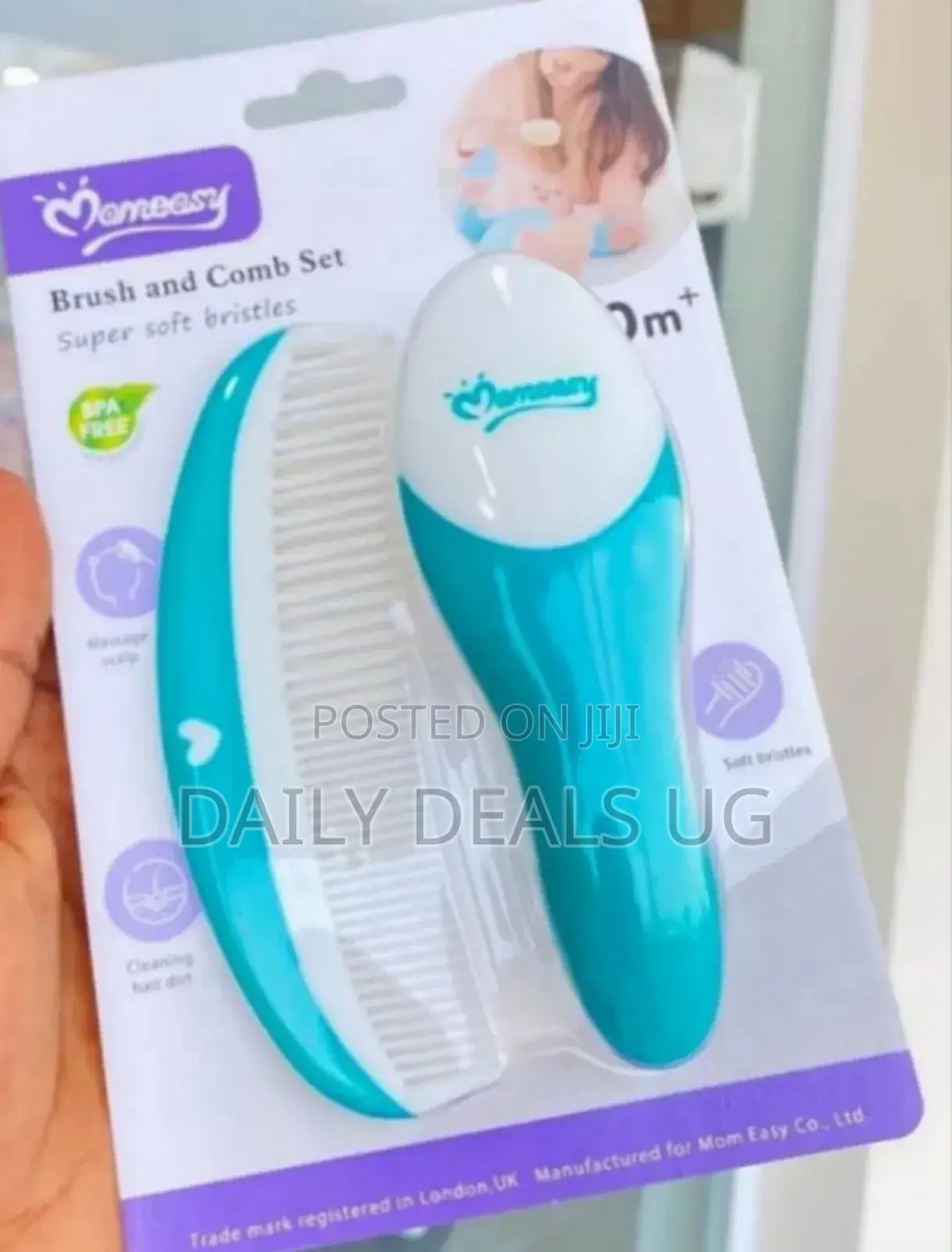 Portable Brush and Comb Set