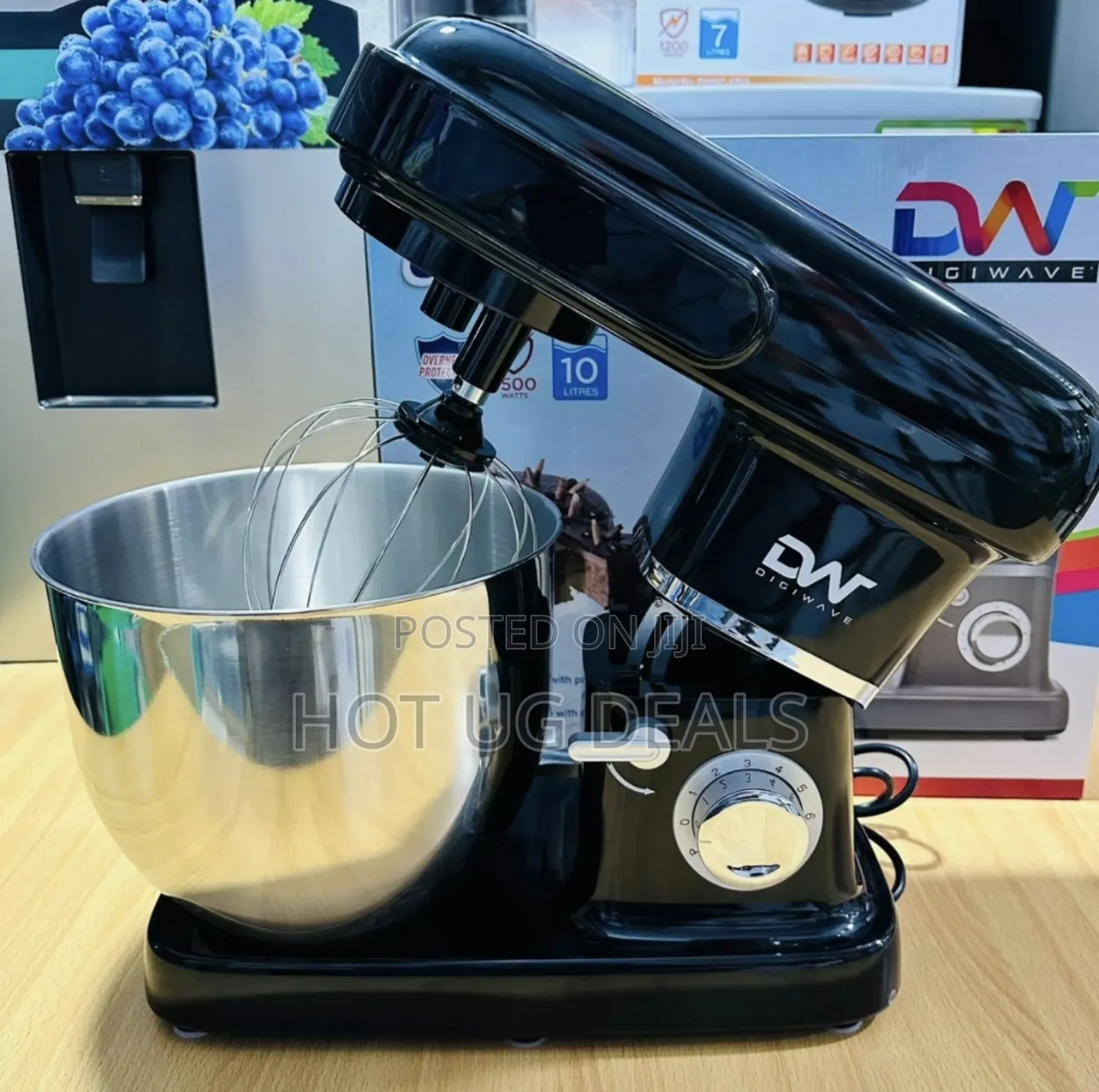 Digiwave 10ltr Stand Mixer 1200watts Bowl - Silver / Black