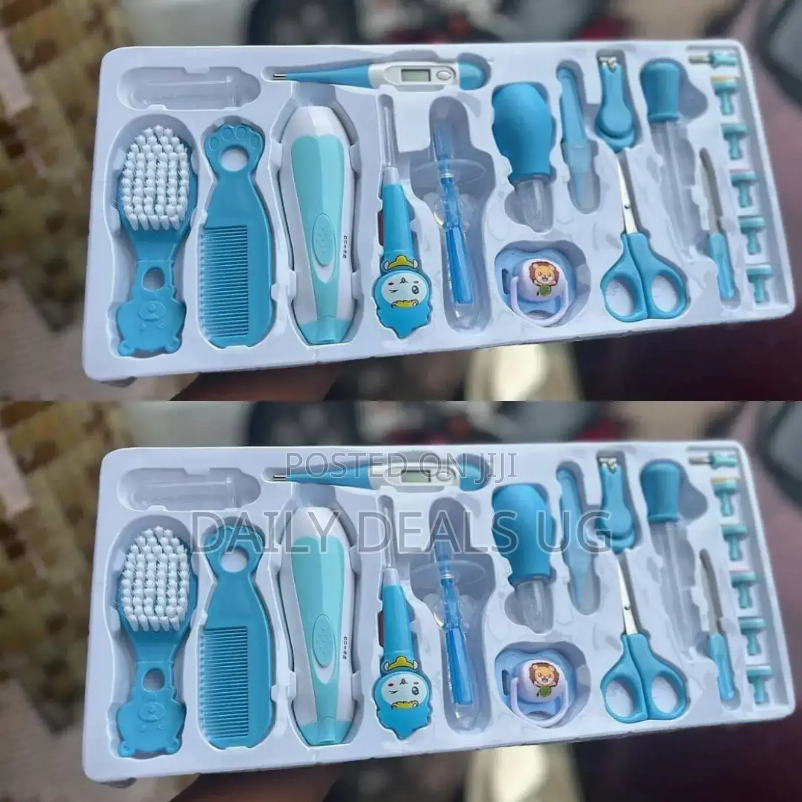 Blue and White Baby Grooming Kit