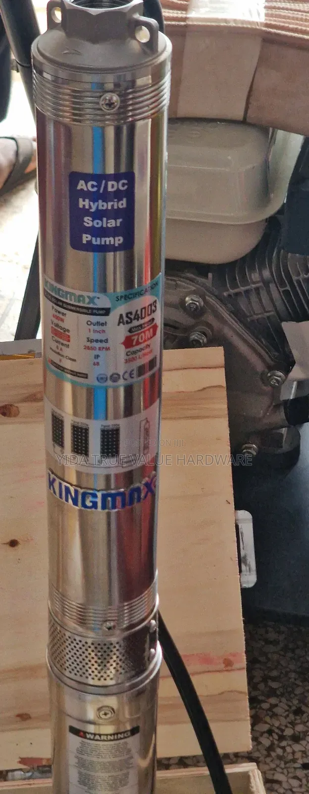Hybrid Water Pump [ Solar and Electric]