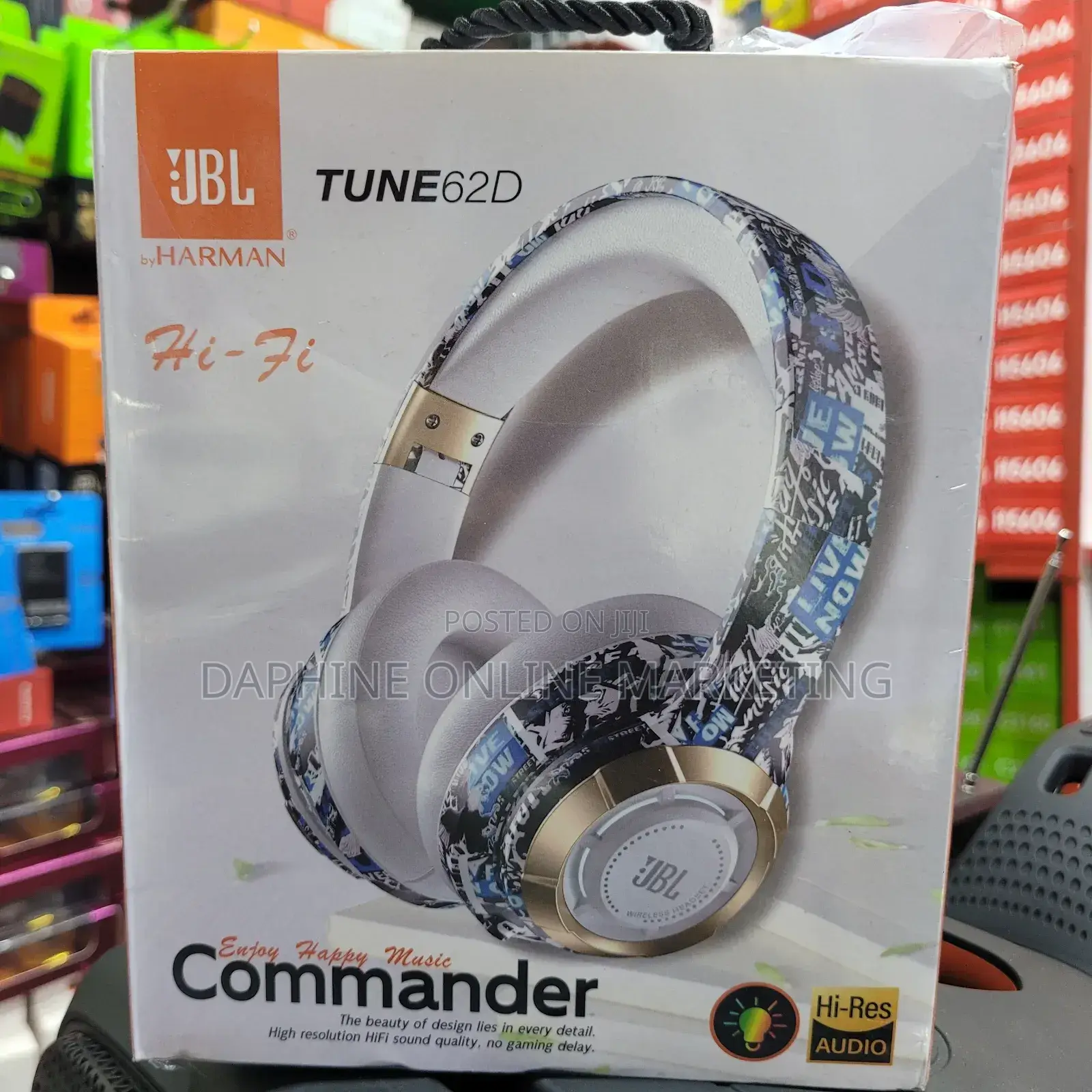 JBL Wireless Headphone Tune 62d/ Super Bass Colorful JBL