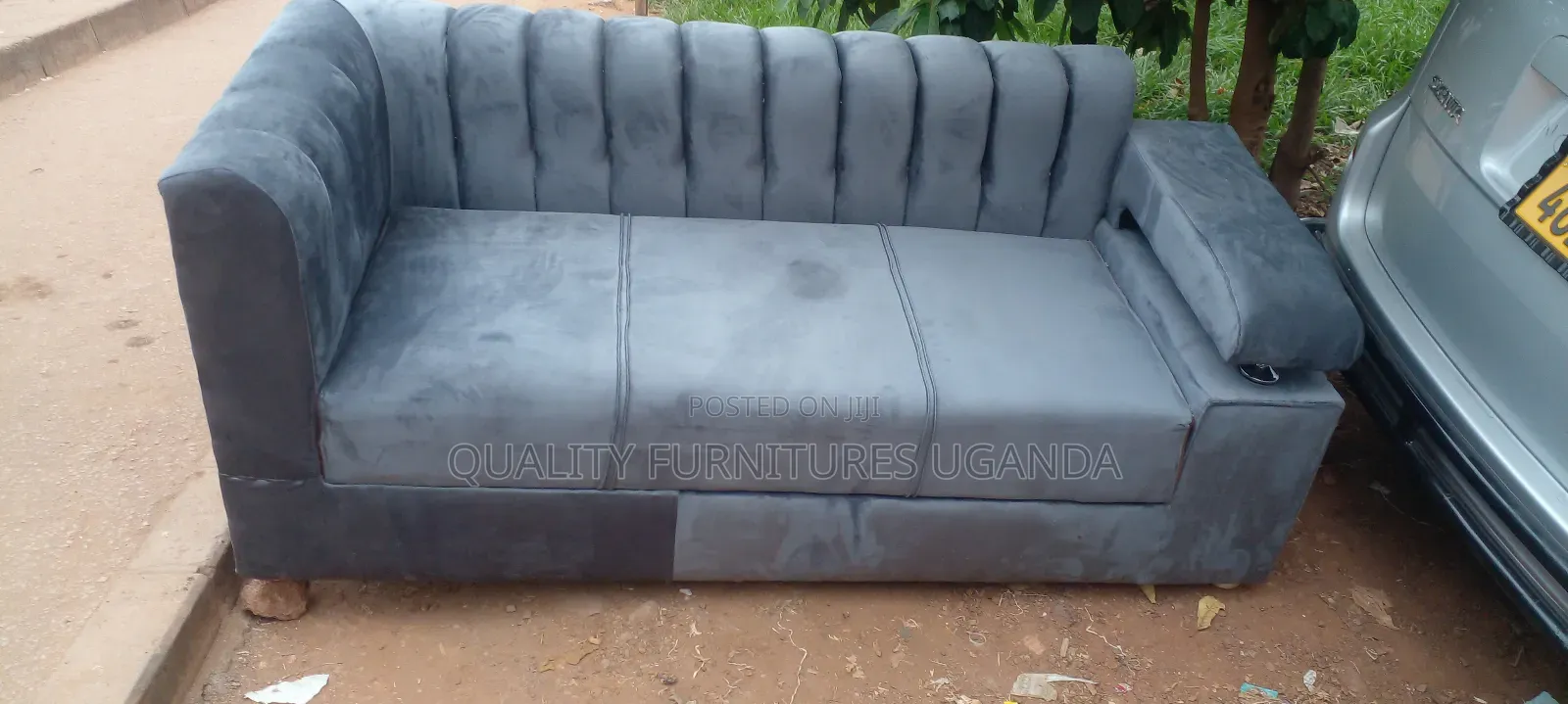 Gray 3 Sitter Couch