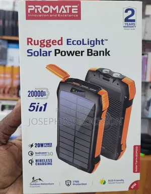 Primate 5in 1 20000mah Solar Powerbank
