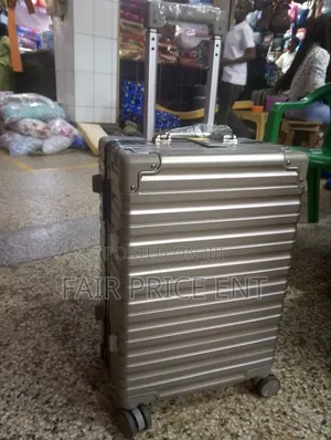 Noble Aluminium Plastic Suitcases. Medium.( Gold)