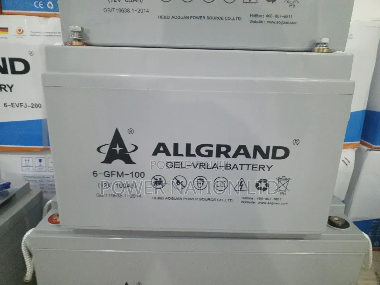 100ah Allgrand Pure Gel Battery