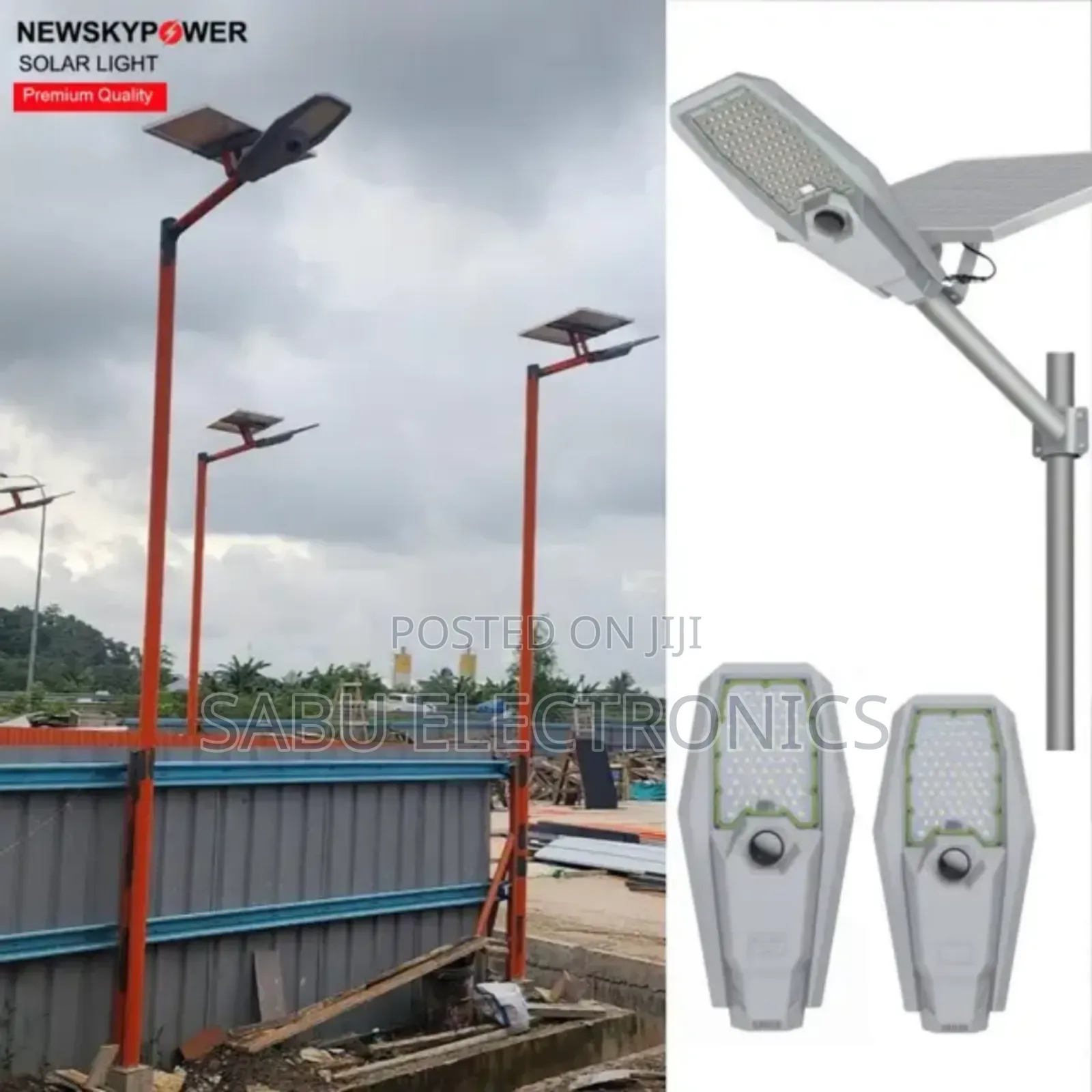 High Outdoor Led Solar Street Light Best - Human Sensing