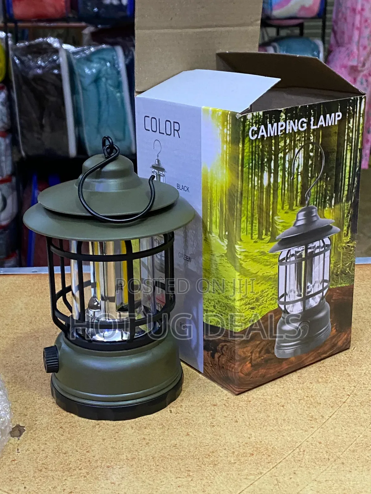 Rechargeable Camping Light Lantern-Multi Color