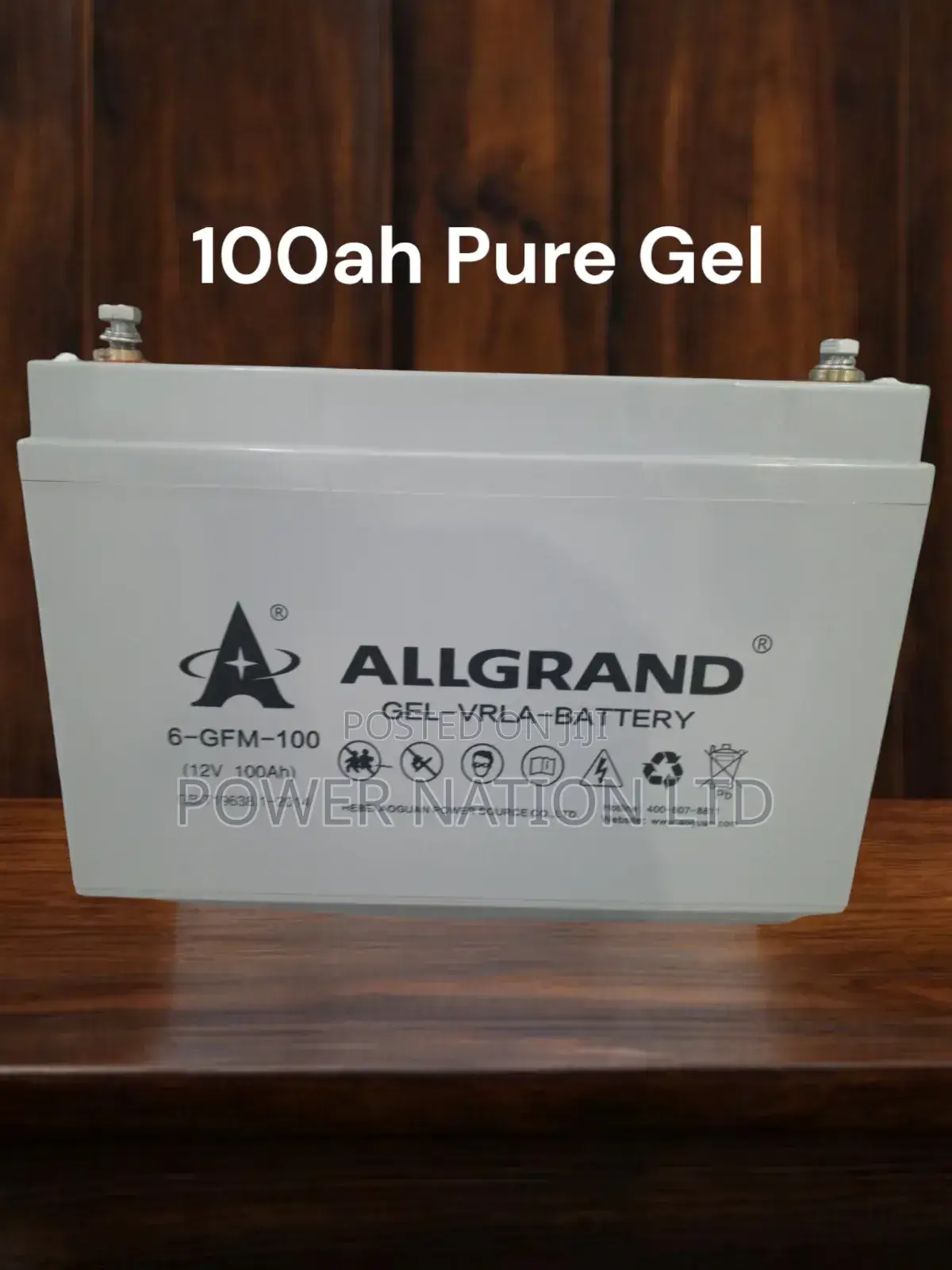 100ah Allgrand Turbo Pure Gel Battery