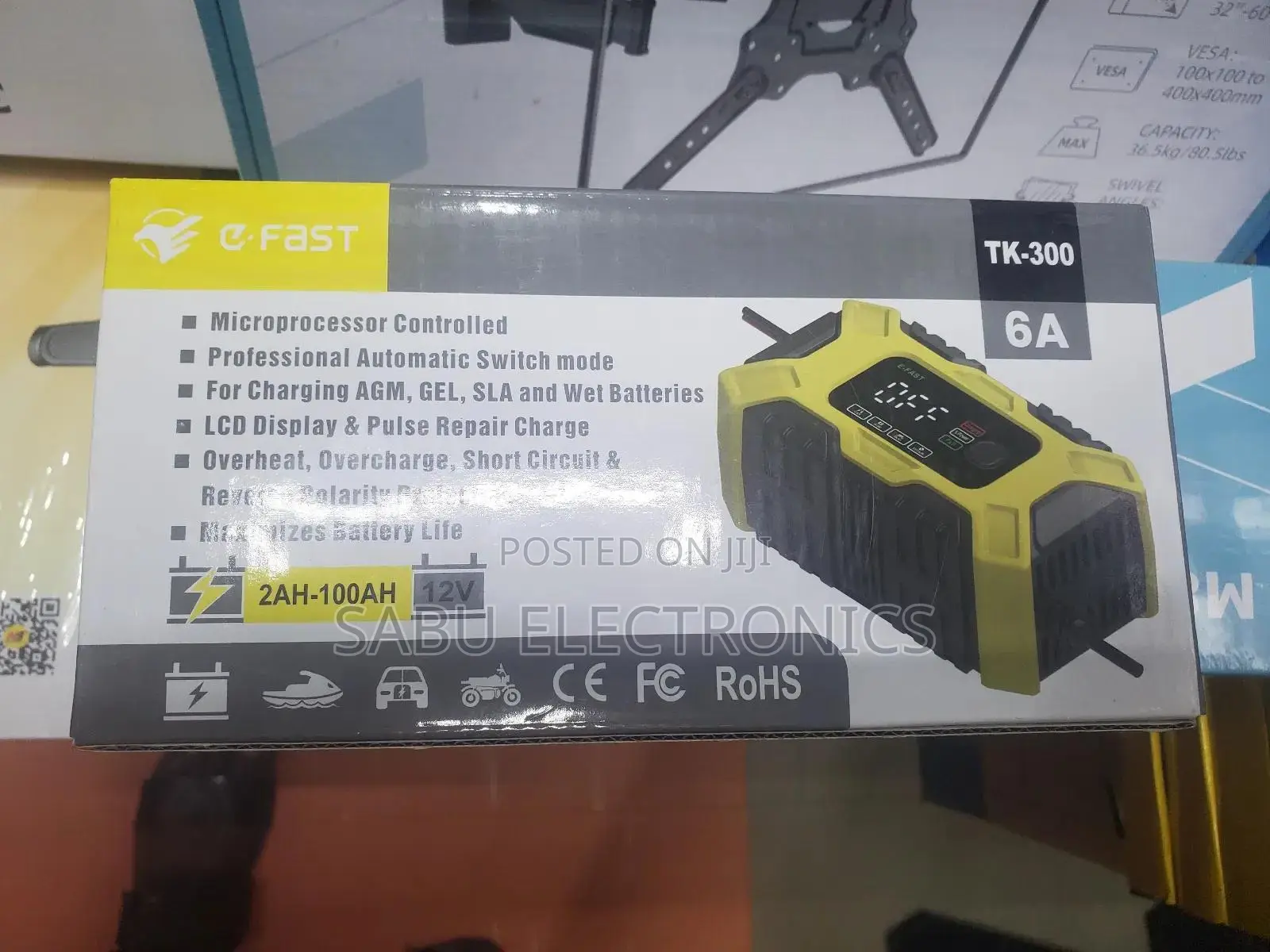 Automatic Intelligent Car Battery Charger And Solar Battery