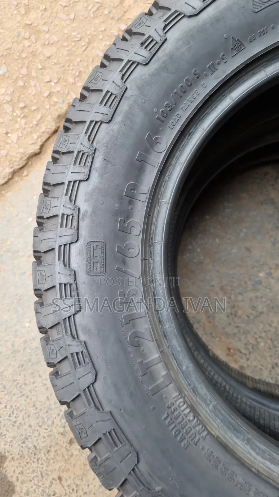 215/65r16 General All Terrain Origin Used Tyres