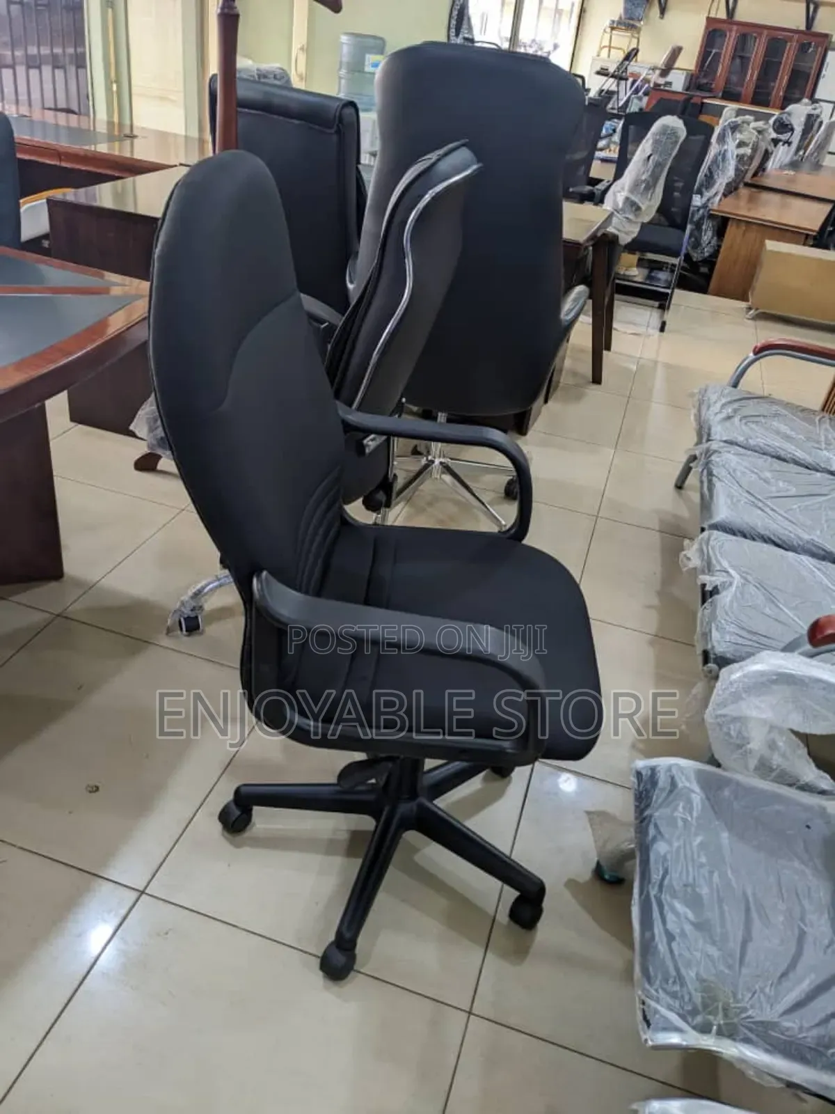 Working Office Fabric Chair Rotatable Officer Chair