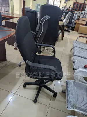 Working Office Fabric Chair Rotatable Officer Chair