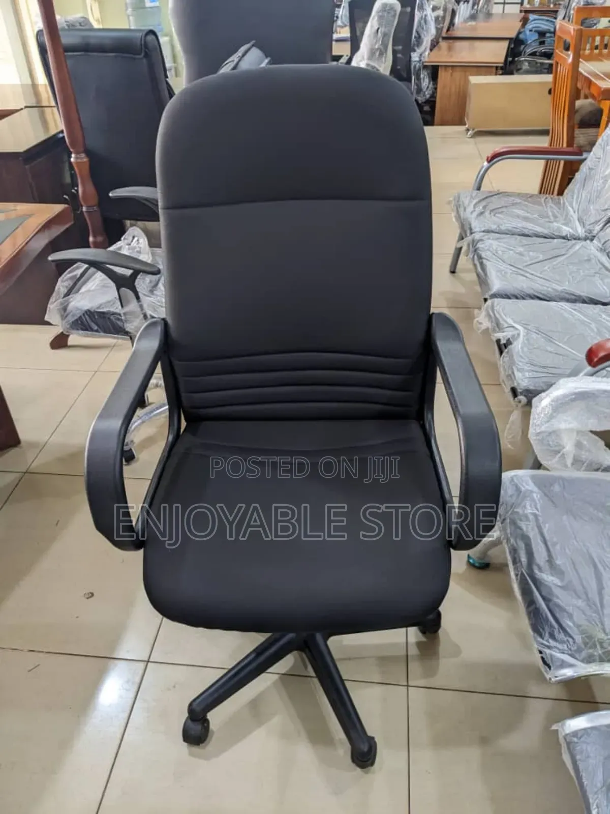Working Office Fabric Chair Rotatable Officer Chair