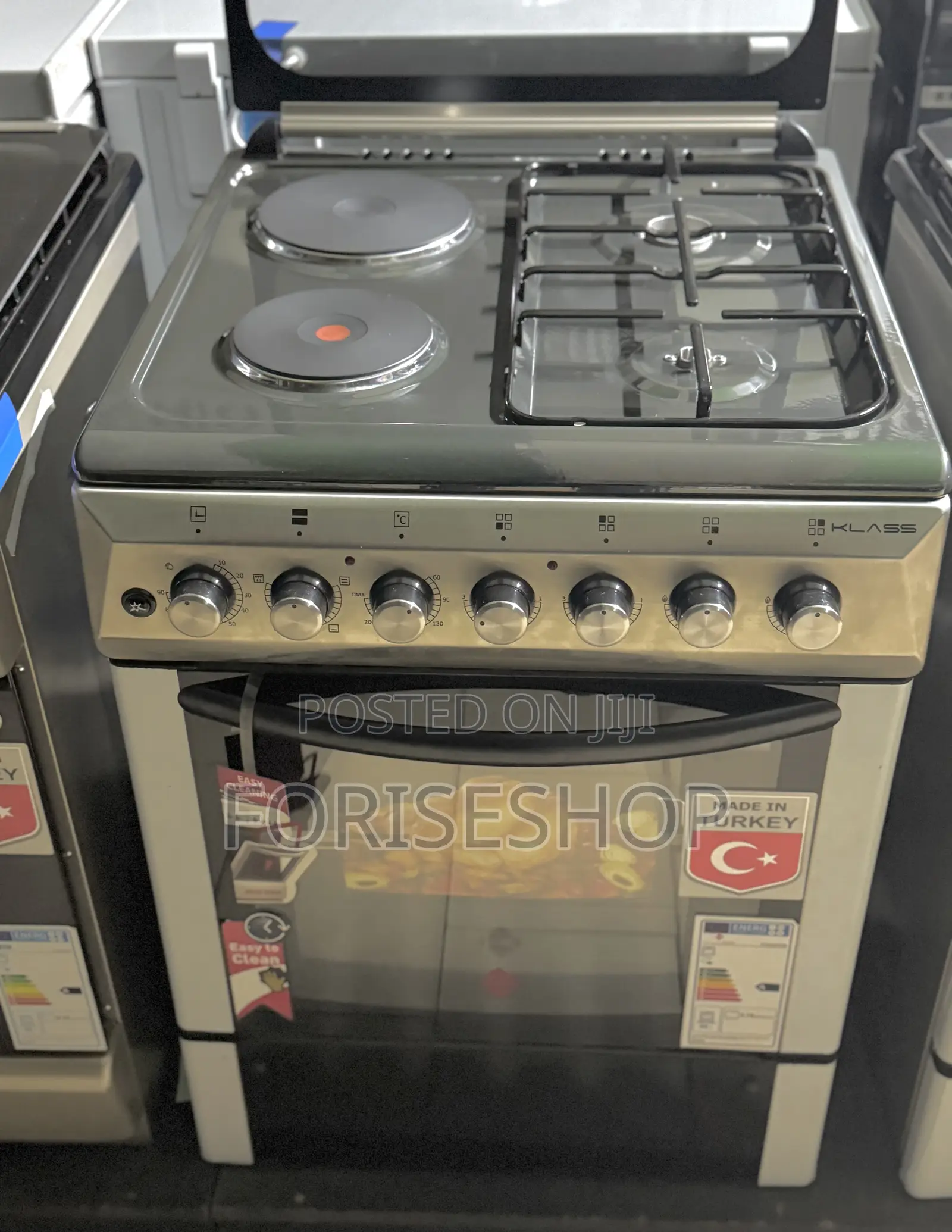 Klass Double Gas and 2 Electric Cookers Available Brand New
