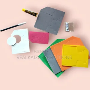DIY EVA Finger Family Puppet Making Kit for Children