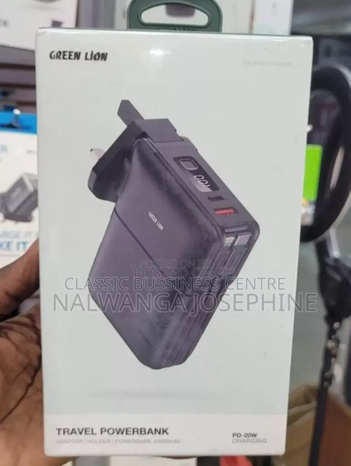 Green Lion Travel Powerbank and Adapter