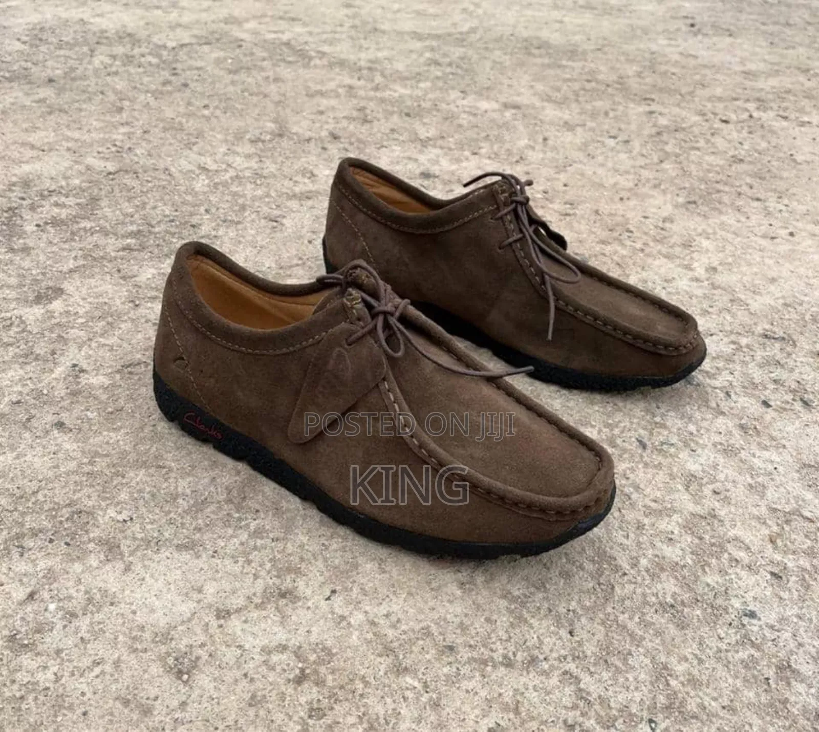 Loftus Clarks Black/Brown Suede Shoes