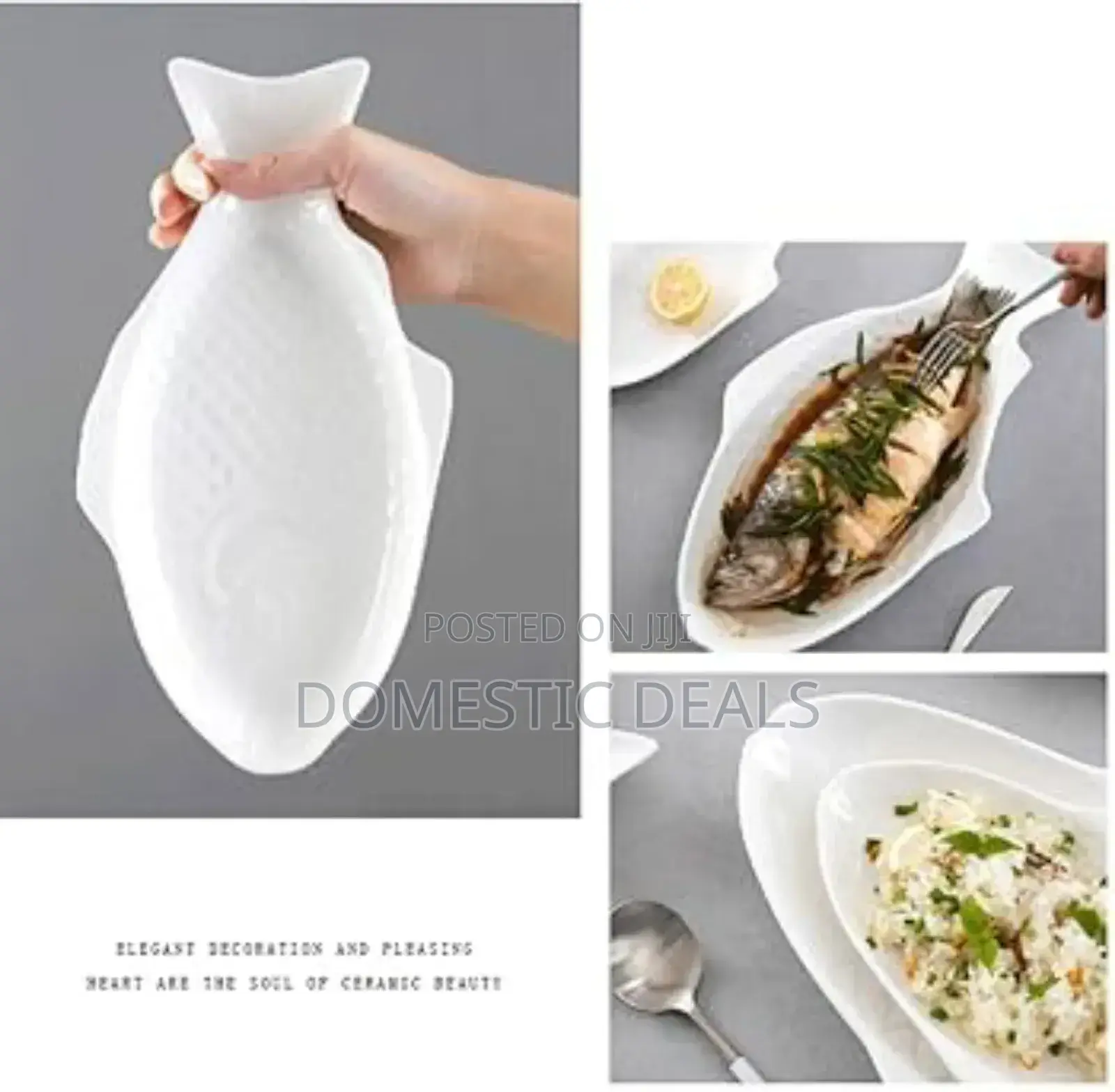 Fish Plate Tray Dinner Platter