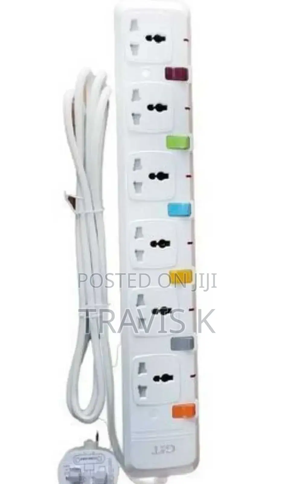 G T UK 6 Ways Extension Socket