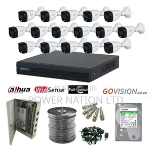 16 Channel Dahua Colorvu CCTV Camera Full Kit