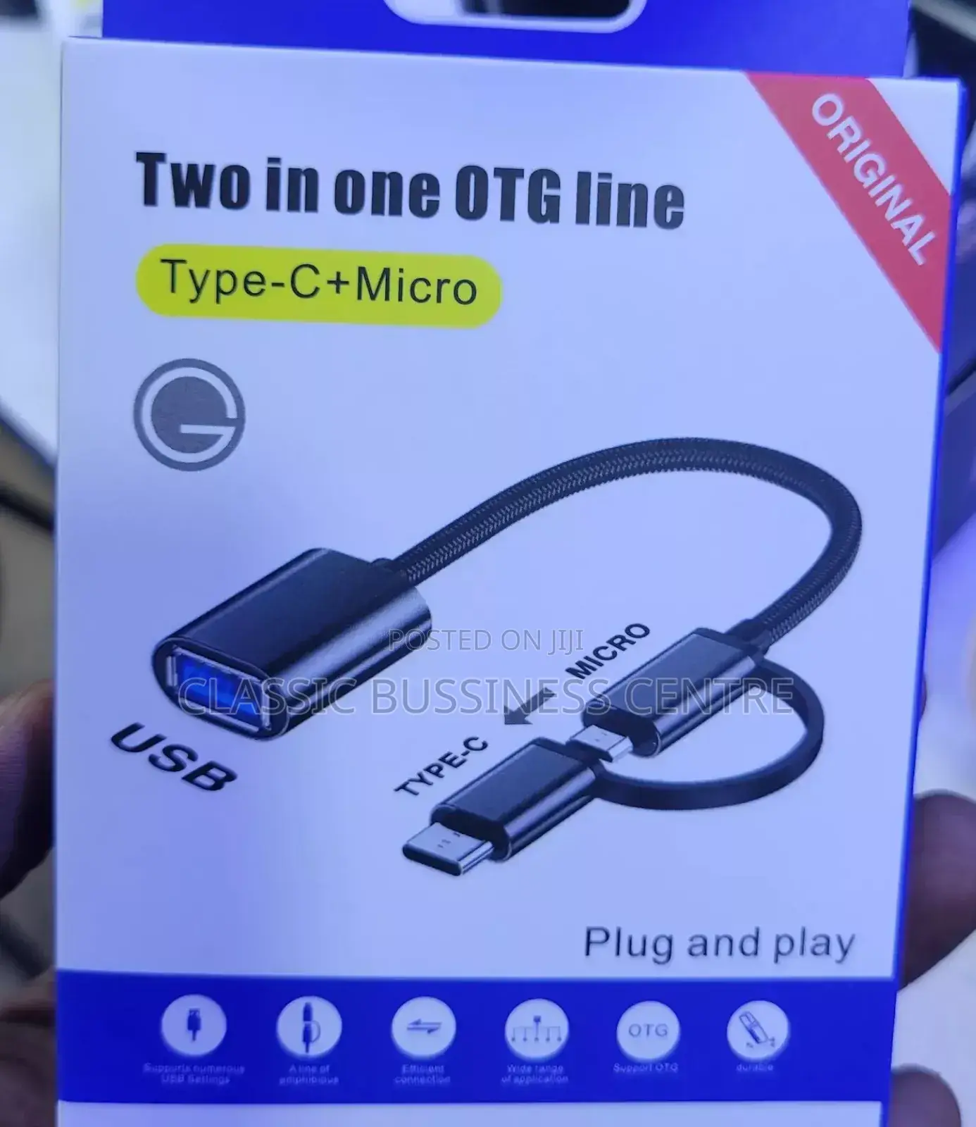 Type C and Micro Otg Cable