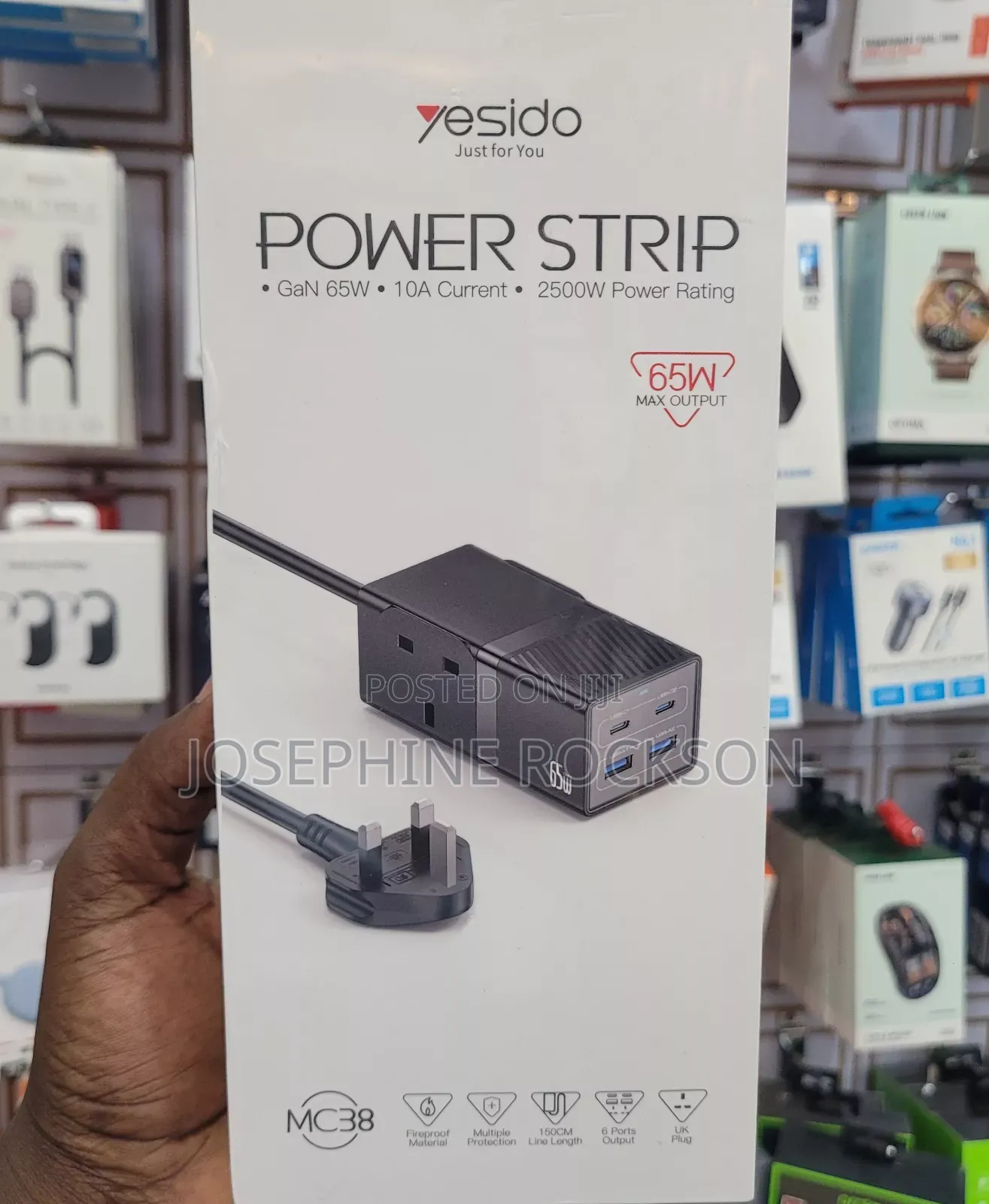 65w Power Strip/ 65w Yesido Power Extensions