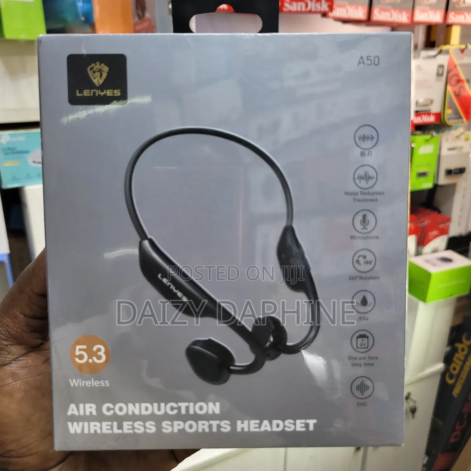 Lenyes Bone Conduction Wireless/ Sports Headset A50 Lenyes