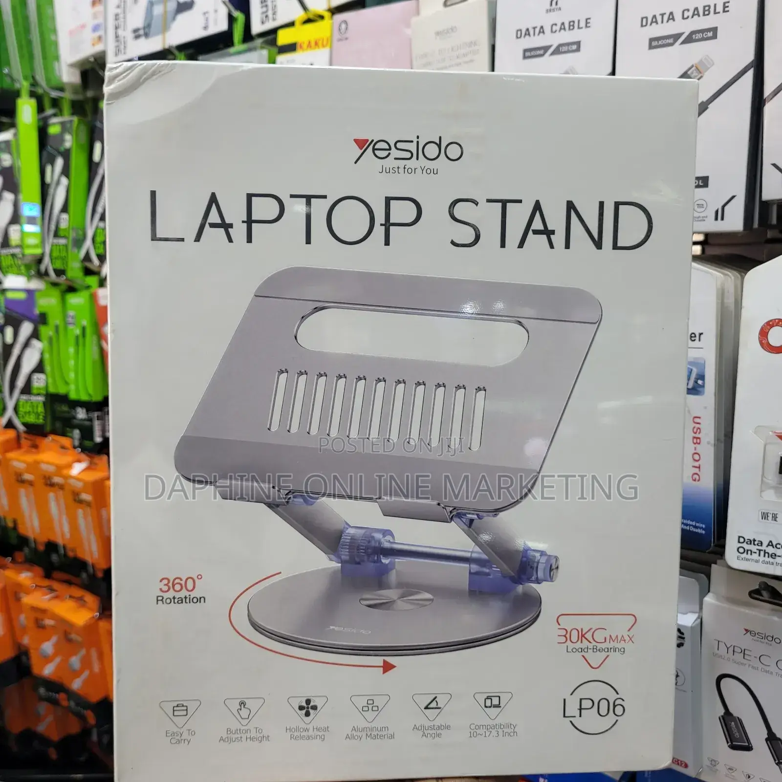 Yesido Durable Laptop Stand/360 Aluminum Laptop Stand Yesido