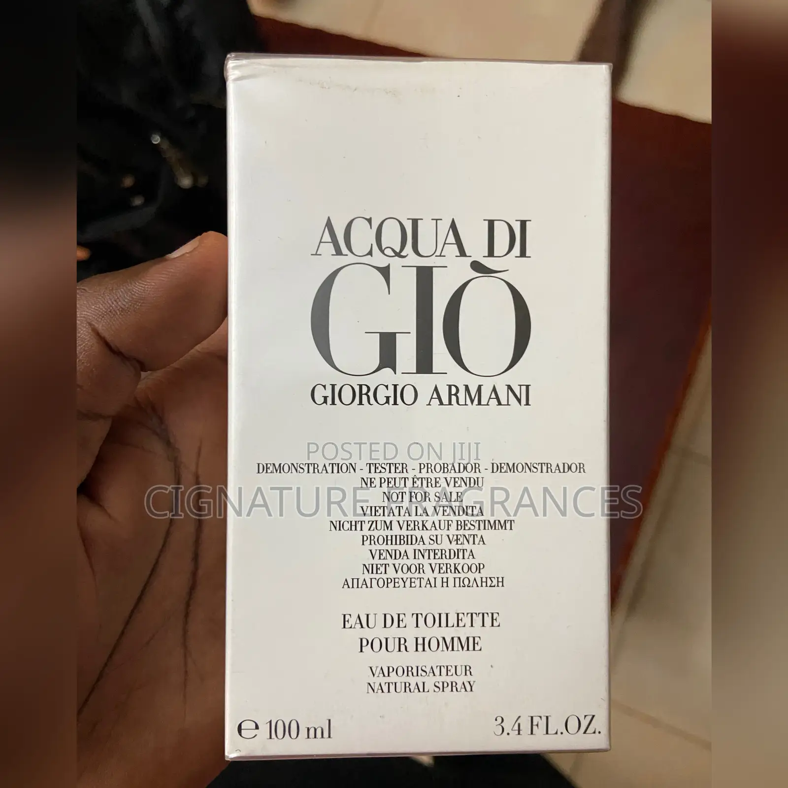 Acqua Di Gio Perfume Tester