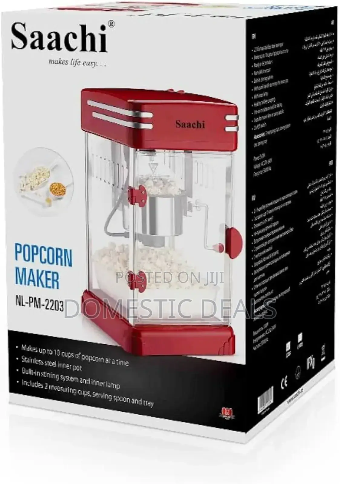Saachi Popcorn Maker Popper Machine